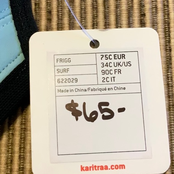 Kari Traa FRIGG Sports Bra - Surf (Lt Blue/Navy) - Picture 15 of 15